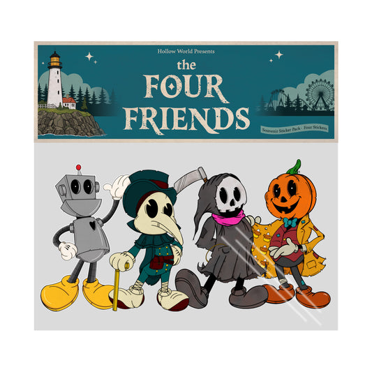 Four Friends Sticker Pack | Crescent Hollow